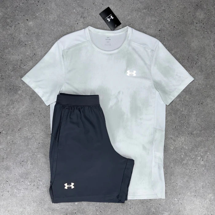 un am short set - white quarts/grey