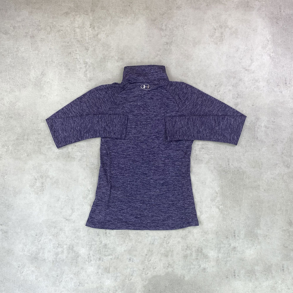 un am tech 2.0 half zip digital purple women's