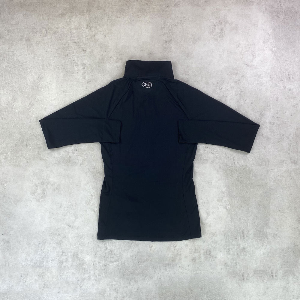 un am tech 2.0 half zip black women's