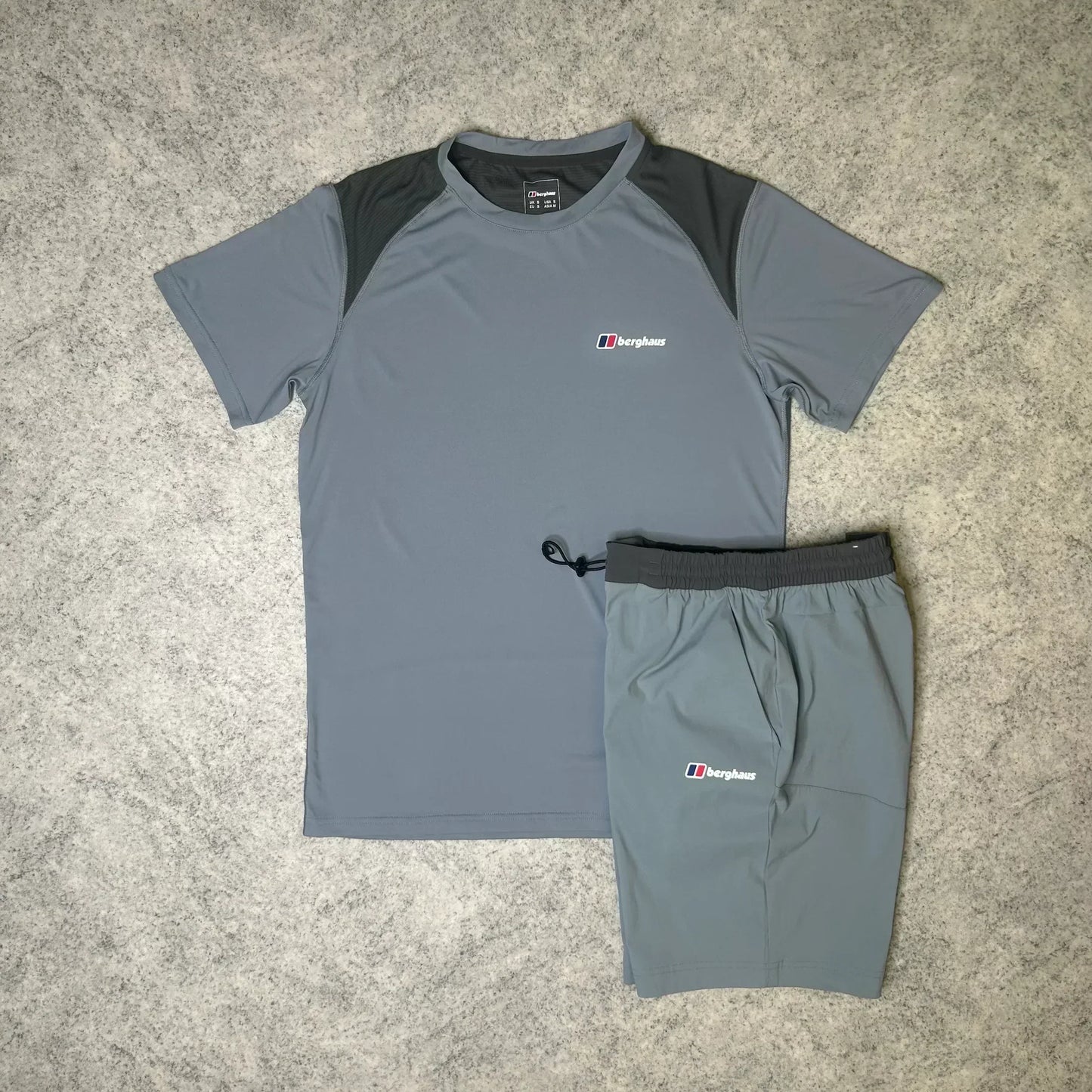 bgs short set - grey