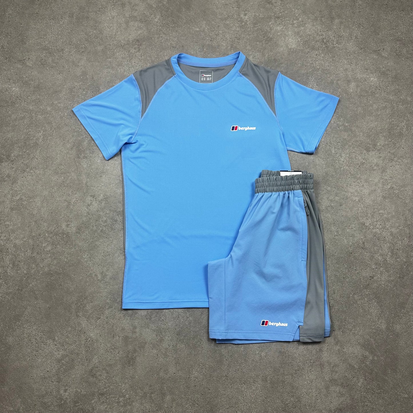 bgs short set - sky blue