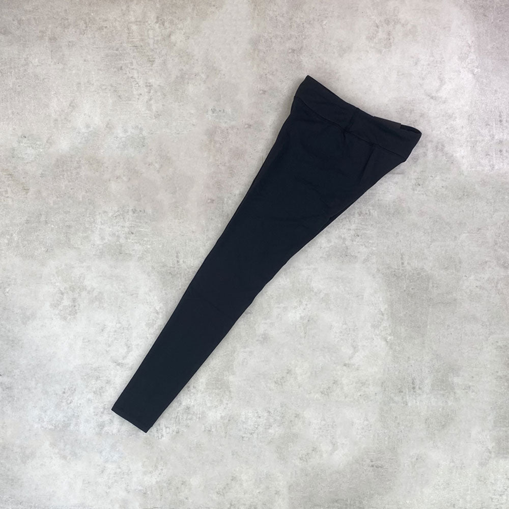 un am wordmark leggings black women's