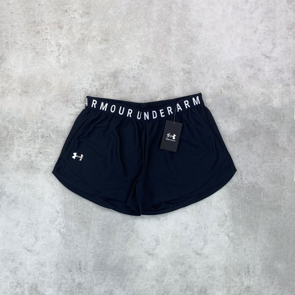 un arm play shorts black/ white women's